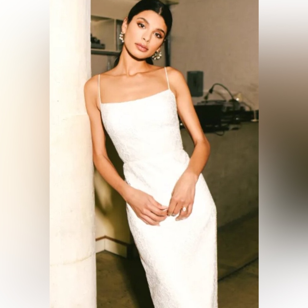 Jenny Yoo Harley Dress Size 4 in color Ivory